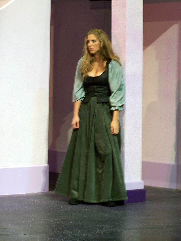 Kate in Shakespeare's The Taming of the Shrew, costume design by Katharine Tarkulich