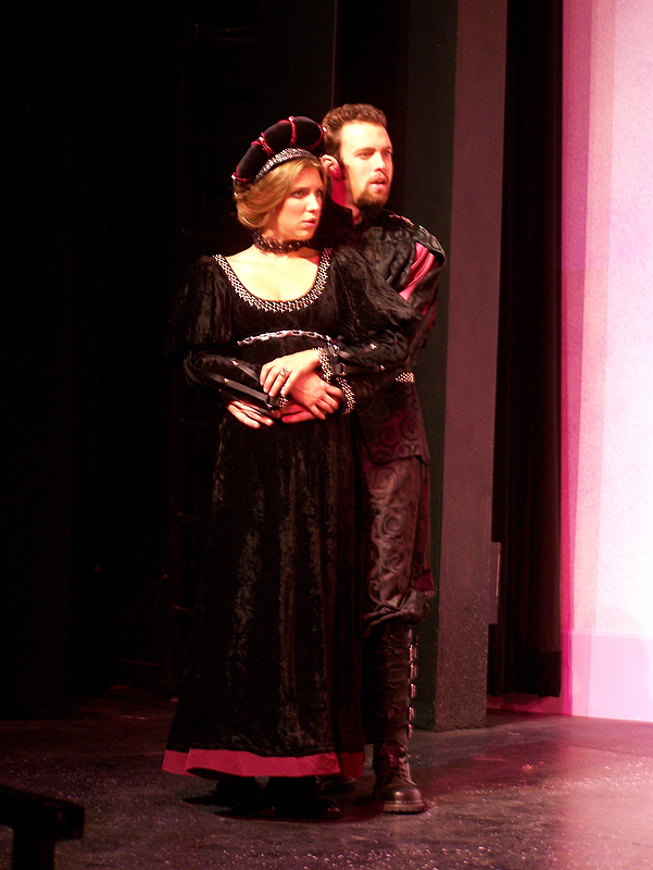 Kate and Petruchio in Shakespeare's The Taming of the Shrew, costume design by Katharine Tarkulich
