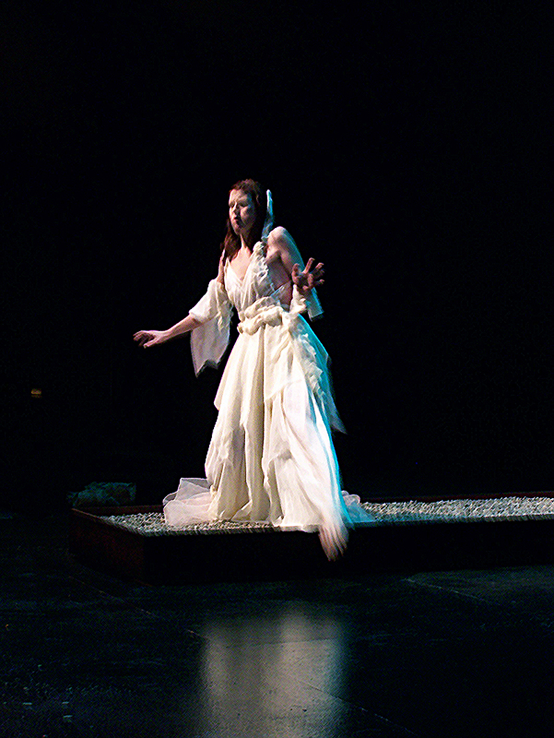 Cassandra in The Women of Troy costume design by Katharine Tarkulich