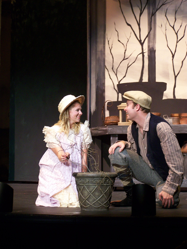 Mary and Dickon sing Wick in The Secret Garden, costume design by Katharine Tarkulich