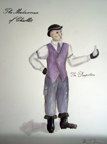 The Proprietors from The Madwoman of Chaillot, steam punk costume design by Katharine Tarkulich