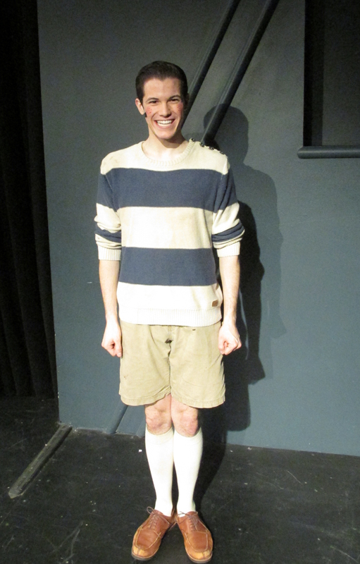 James from James and the Giant Peach school tour, costume design by Katharine Tarkulich